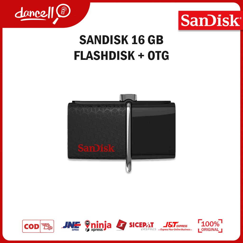 FLASHDISK SANDISK 16GB FLASHDISK OTG MICRO USB FLASH DISK SANDISK ULTRA DUAL DRIVE ORIGINAL DC46