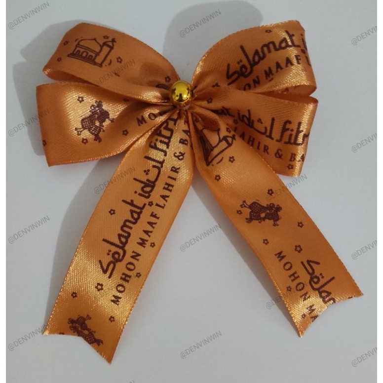 

Pita Hias Idul Fitri Satin Coklat