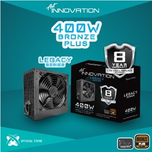 PSU Innovation 400W 80+ Bronze (Garansi 8 Tahun Ganti Baru)