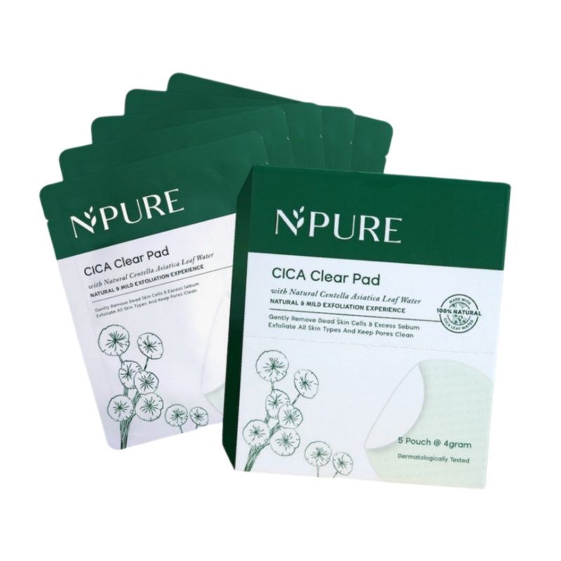 NPURE CICA Clear Pad Sachet (5 Sachet x 4gr)