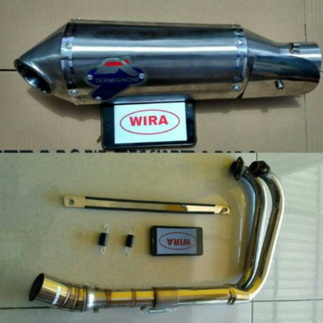 Knalpot racing underbelly ninja 250 mt25 r25