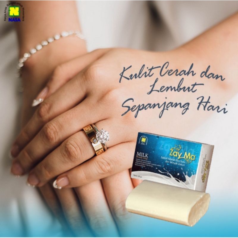 ZAYMA SABUN MANDI PLUS SUSU DAN MINYAK ZAITUN/ZAYMA SUSU/ZAYMA MADU/SABUN SUSU/SABUN MADU