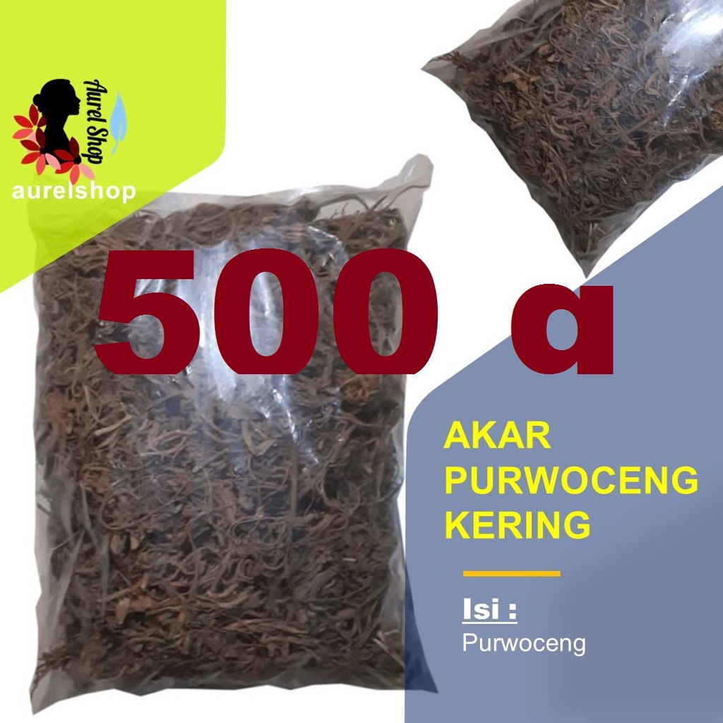 

500 gram Akar Puwoceng Kering / Purwaceng / Antanan Gunung