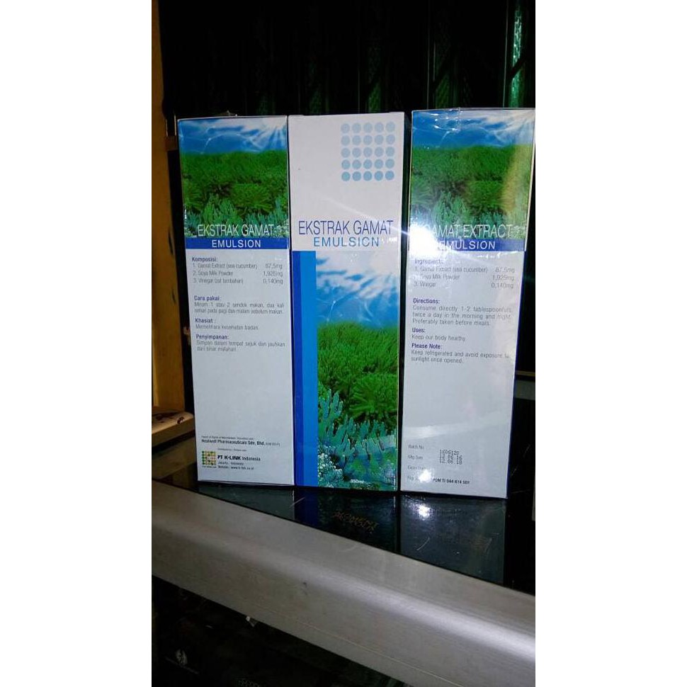 BEST SELLER GAMAT GO SACHET / EXTRACT GAMAT EMULSION K-LINK / KLINK K LINK