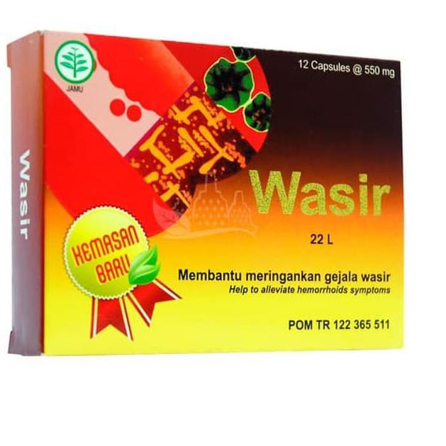 

【FLAT PRICE】 WASIR 12 KAPSUL - Borobudur Herbal - Membantu meringankan wasir