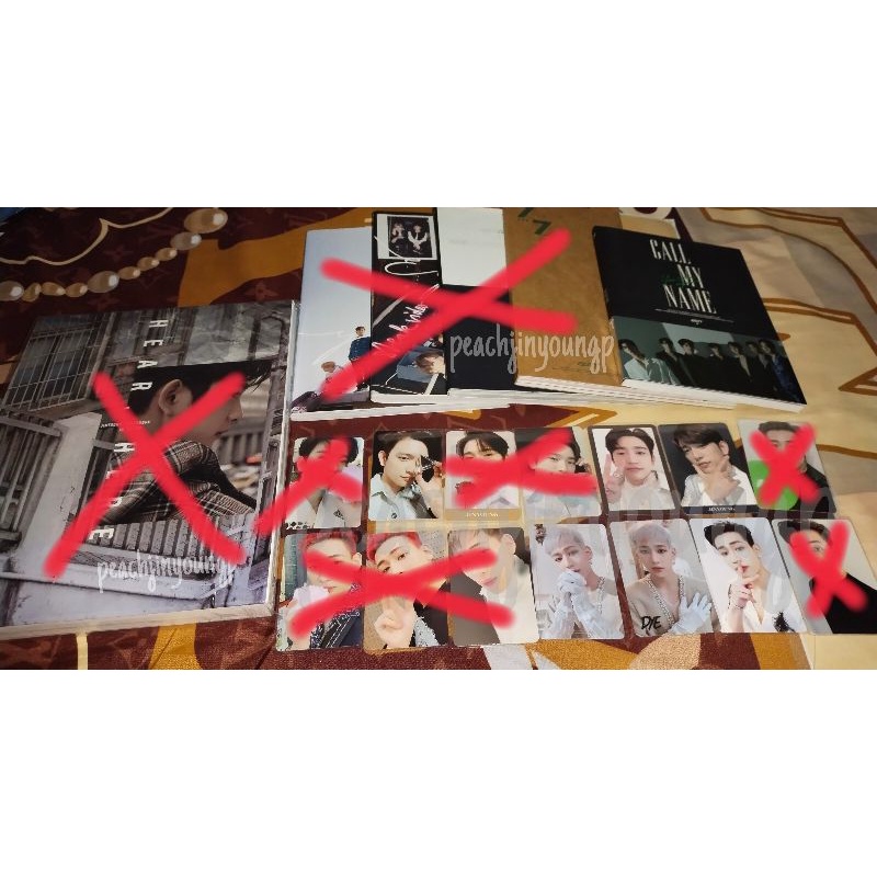 Album GOT7 Call My Name Photocard Jinyoung Bambam BOL Spinning Top DYE Arrival GOT7