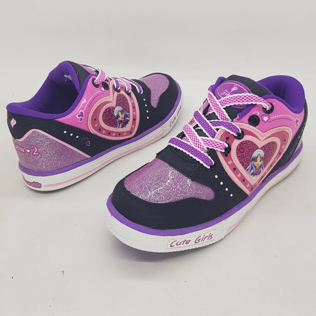 Sepatu sneakers anak perempuan , Finotti Aikatsu 2 (ready 4 warna)