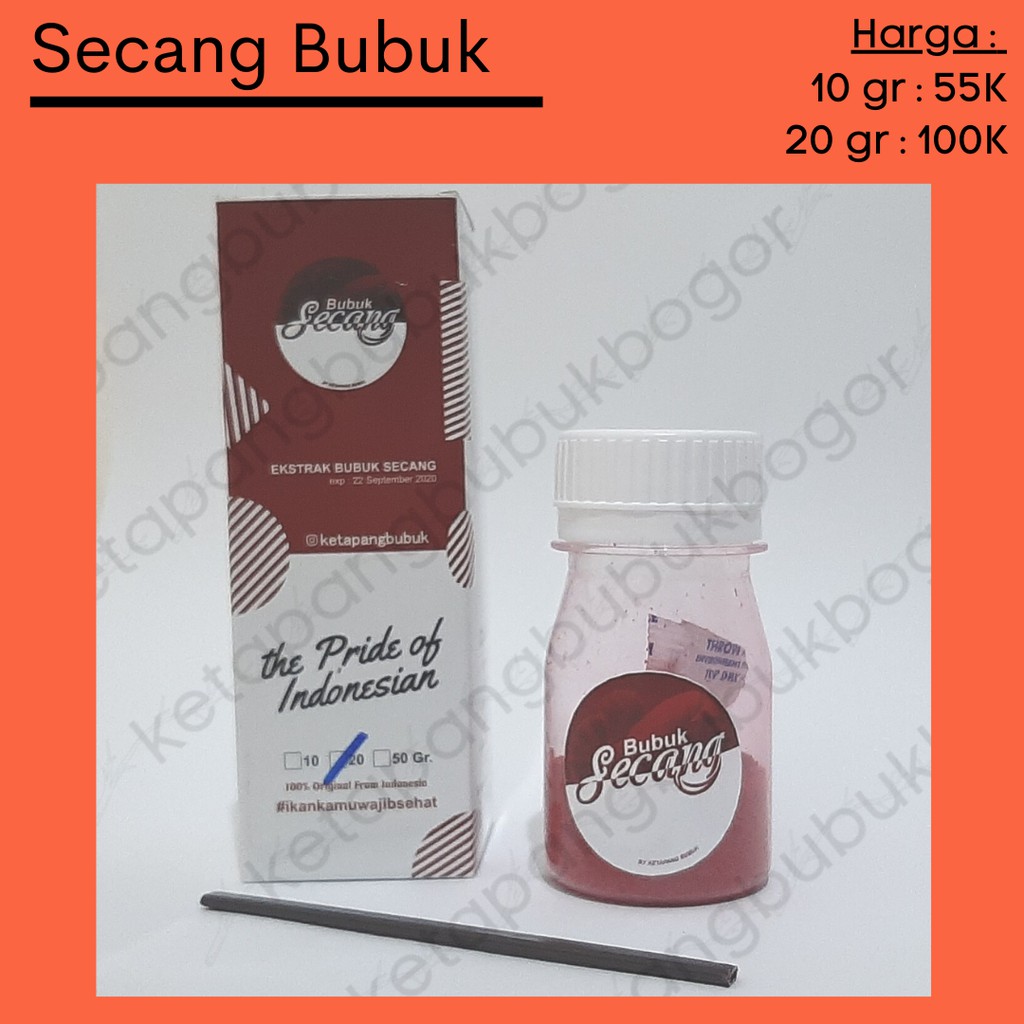 

Secang Bubuk Asli Indonesia