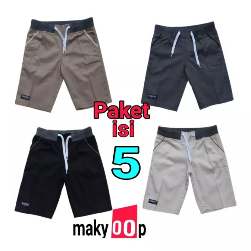 Celana 100 dpt 5 chinos pendek pria