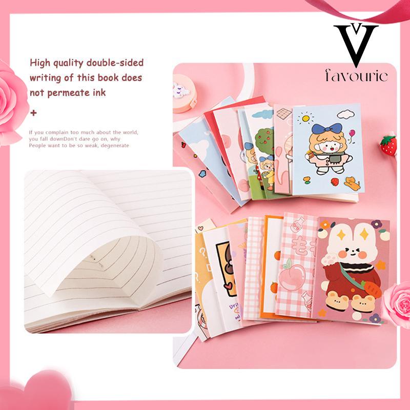 [COD]Buku Kecil yang Lucu Perlengkapan Kantor Notepad Alat Tulis Siswa Portable Mini Notebook Notepad-FA