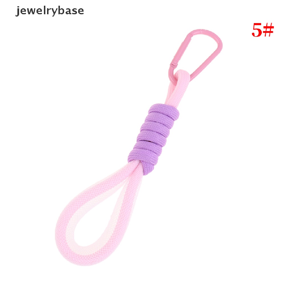 (jewelrybase) Tali Lanyard Mesh Kepang Fluorescent Untuk Gantungan Kunci / Handphone / Tas