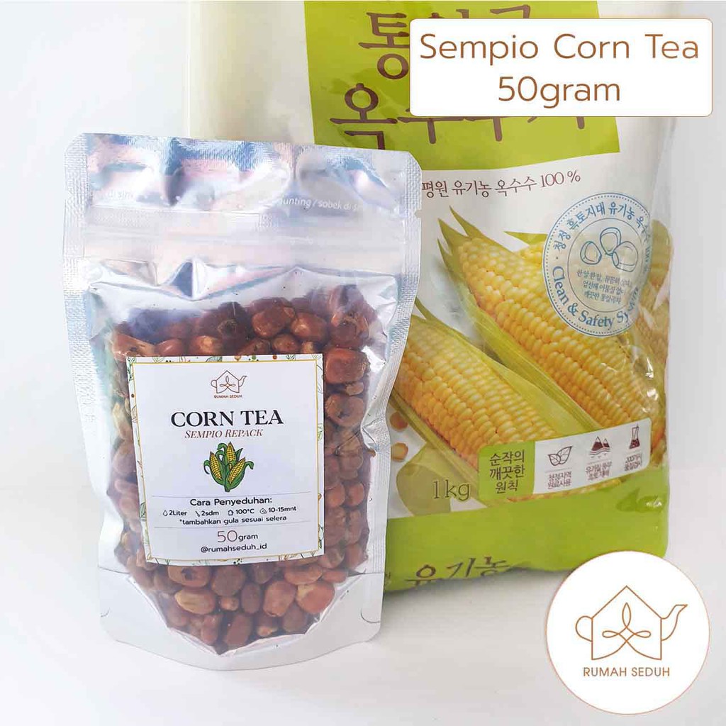 

50gr Teh Jagung Korea Merk Sempio/ Corn Tea / Oksusu/cha / Oksoosoo Cha