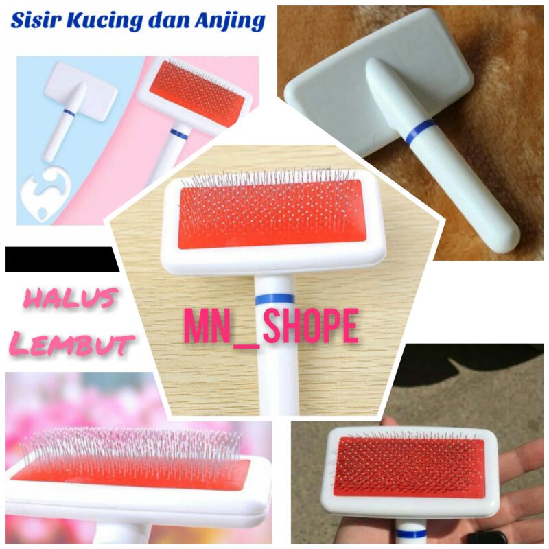 sisir hewan sisir kucing sisir anjing slicker brush