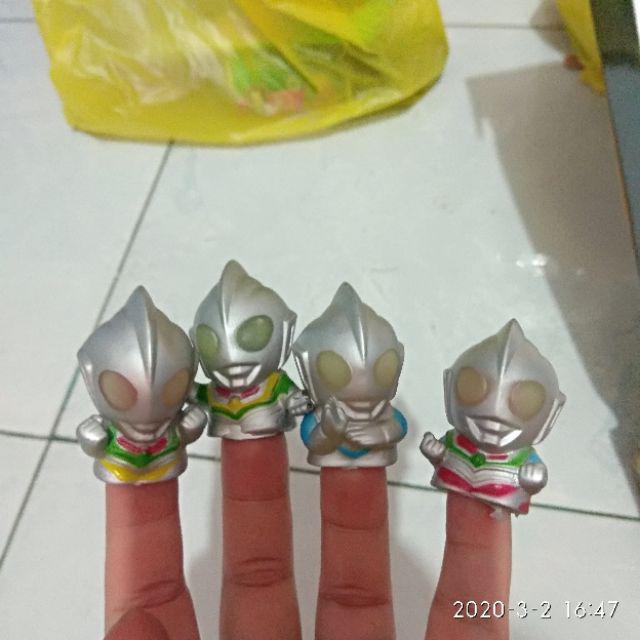 10set/set Ultraman Hiasan Kue Topper Kue Pajangan Kue 4.5cm