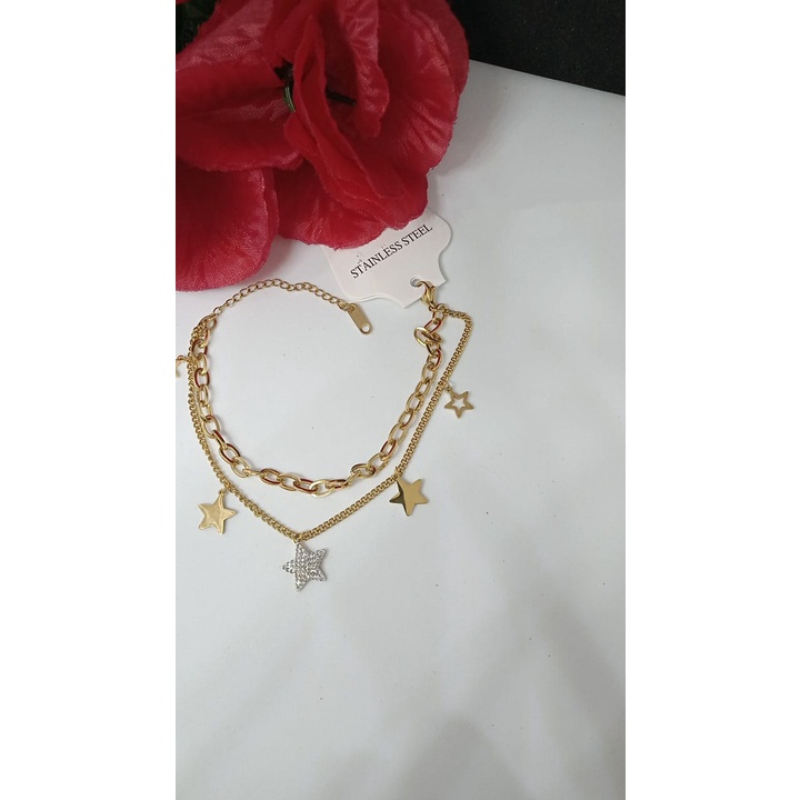 [promosi] gelang tangan titanium cantik buat wanita