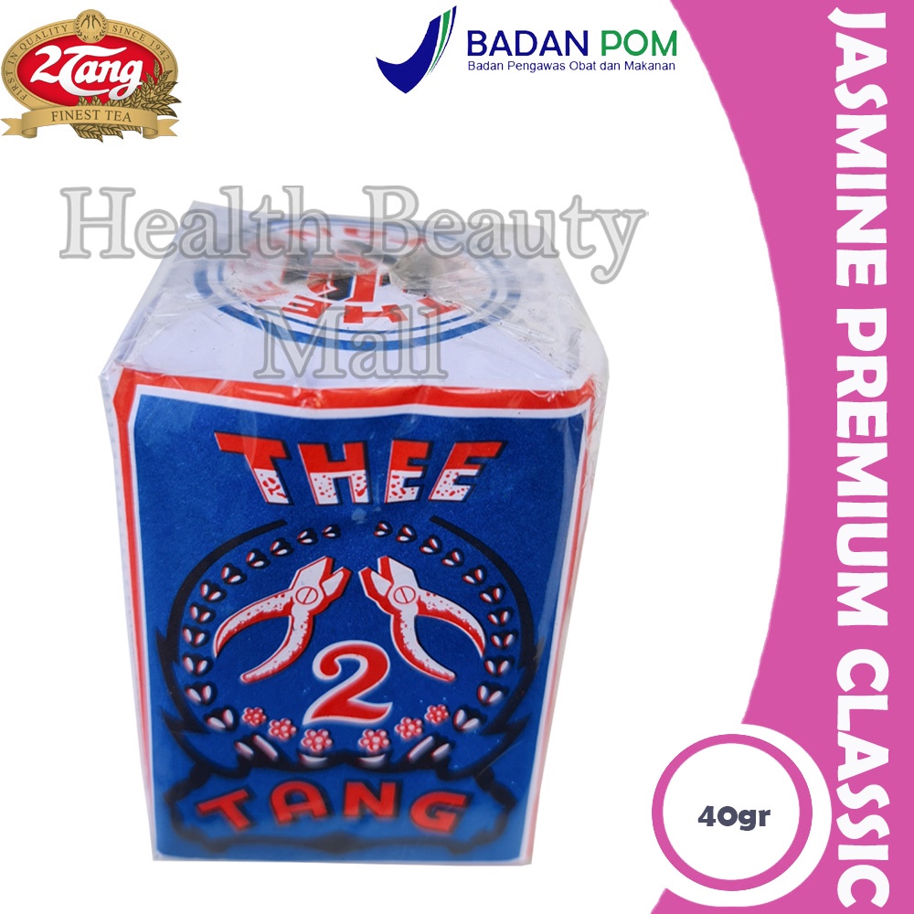 

2Tang Biru Thee Classic Premium Bubuk 40Gram - 2 Tang Teh Melati Klasik Awur Tubruk 40 gr 40gr 40 gram Tea