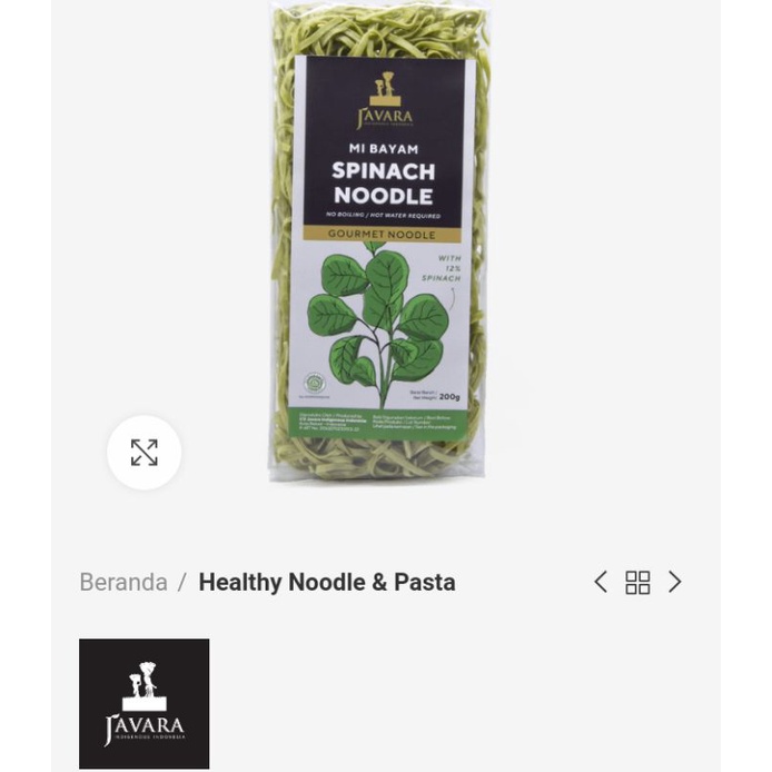 

Spinach Noodle | Mi Bayam | 200g