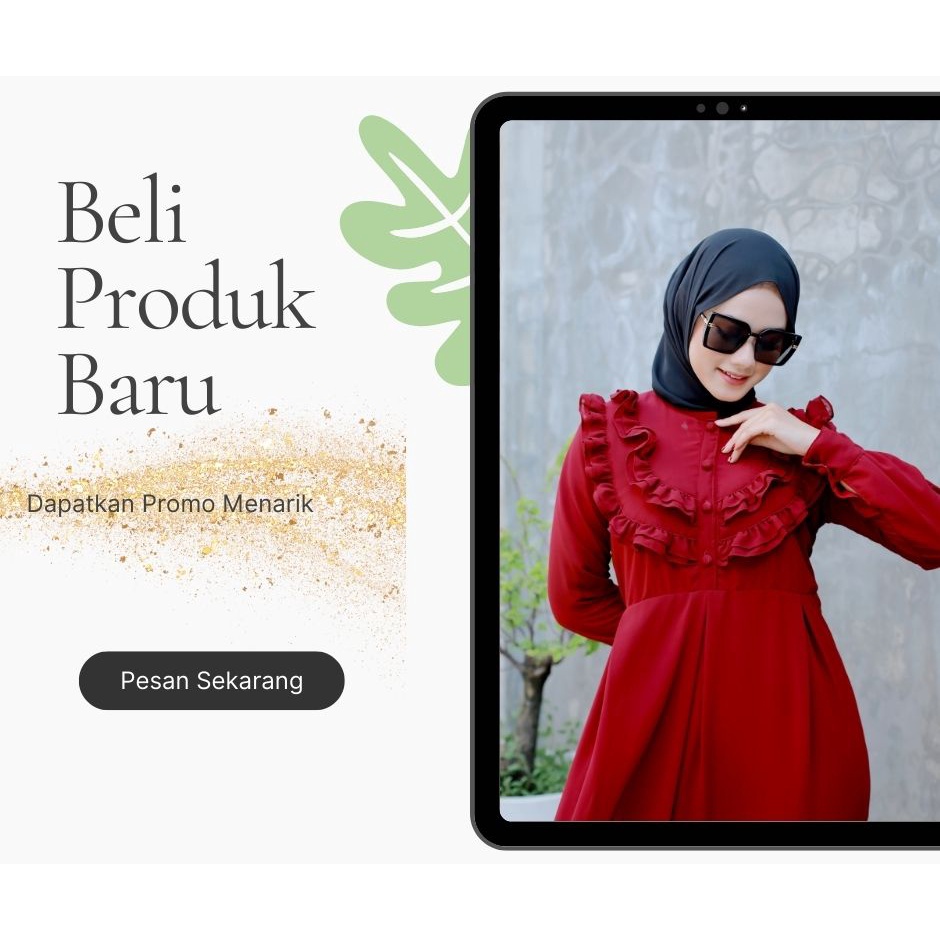 GAMIS CERUTY BABYDOL / GAMIS CERUTY STEVILLA / GAMIS DRESS / GAMIS CERUTY BABYDOLL FULL FURING TERBA