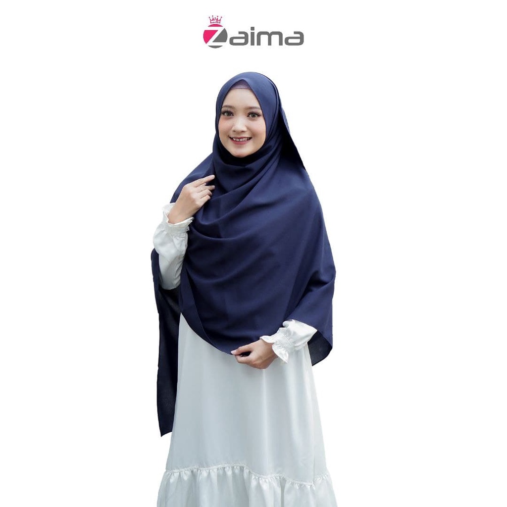 Pashmina Jumbo Syari 200 x 100 Lebar Besar Diamond Italiano-Navy