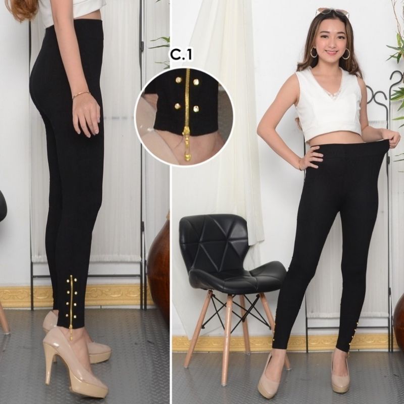 ☄️COD☄️ Celana Legging Wanita Premium Importt Kekinian