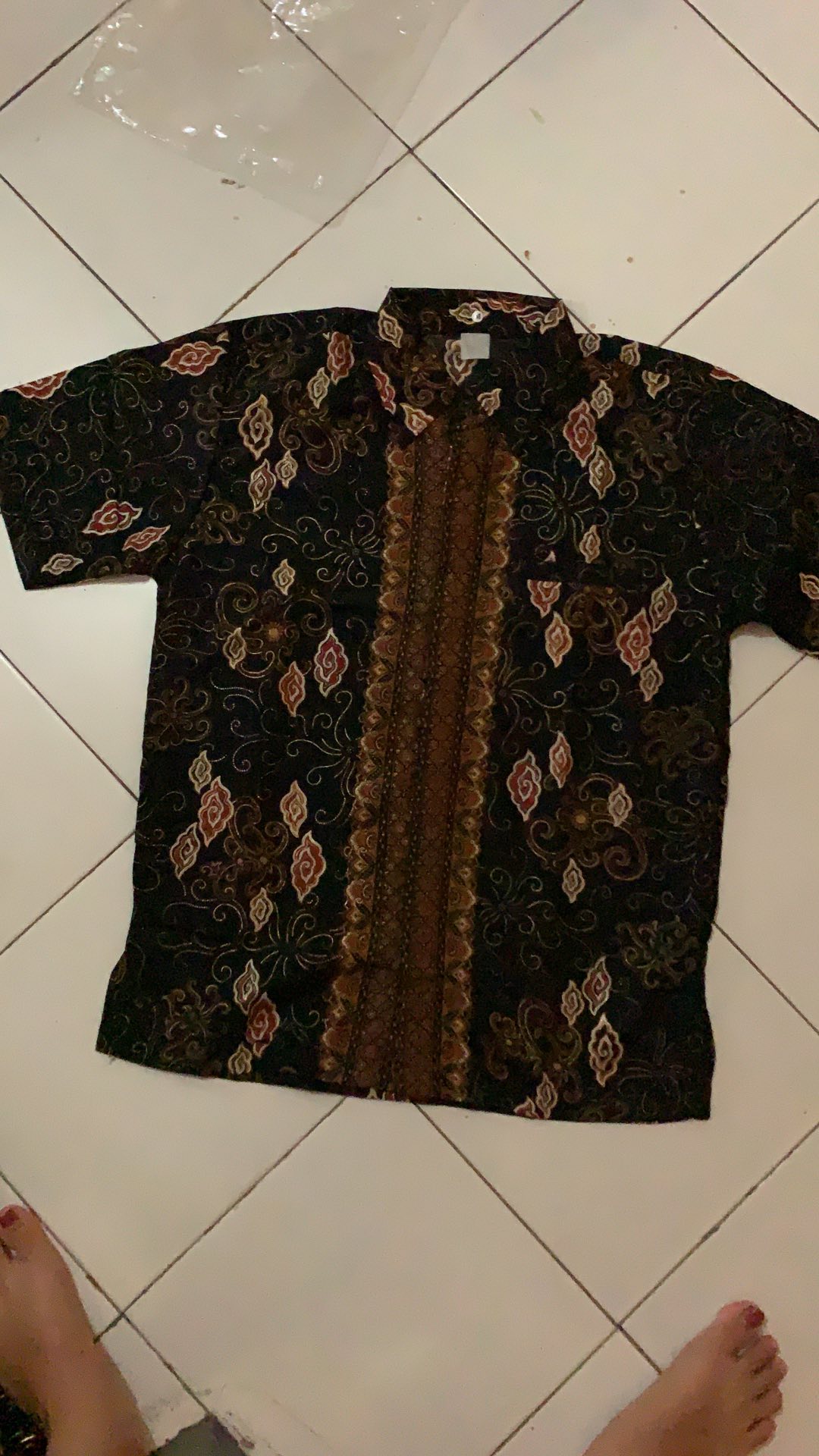 Couple Rok Dan Kemeja Pisang Silver