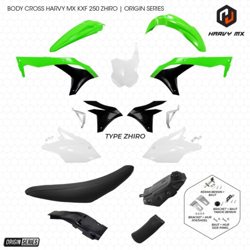 [HRV] Bodyset Body Set KX 250 KXF 450 ZHIRO 2022 pnp KLX S L G BF DTracker New 150