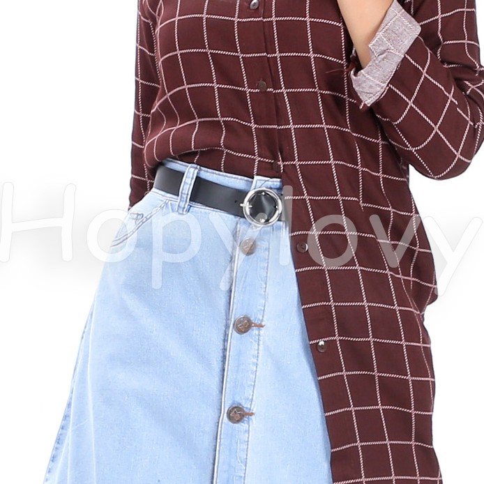 PROMO HOPYLOVY - Ikat Pinggang Wanita Ring Belt / KODE RING BELT MURMER