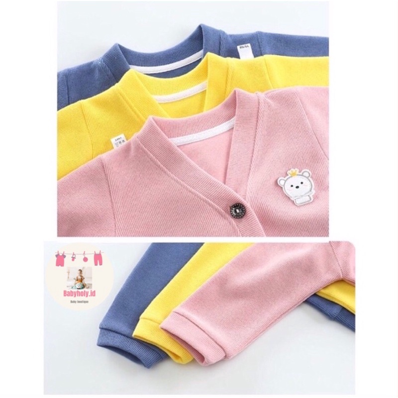 Cardigan Bayi Anak Rajut Premium Import / Jaket Cardigan Anak / Cardigan bayi