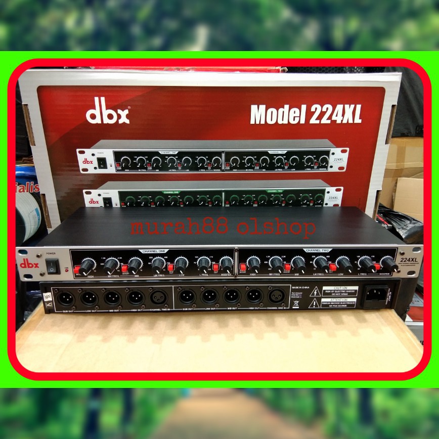 CROSSOVER 4 WAY DBX 224XL BARU PLUS SUBWOFER