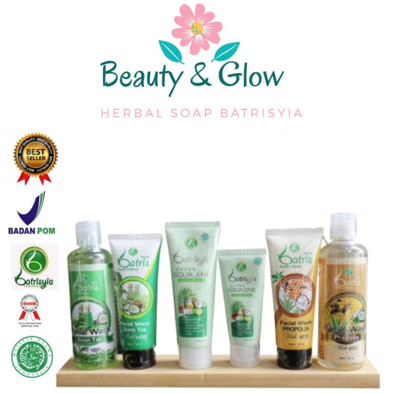 

BATRISYIA Facial wash satuan bpom halal free gift