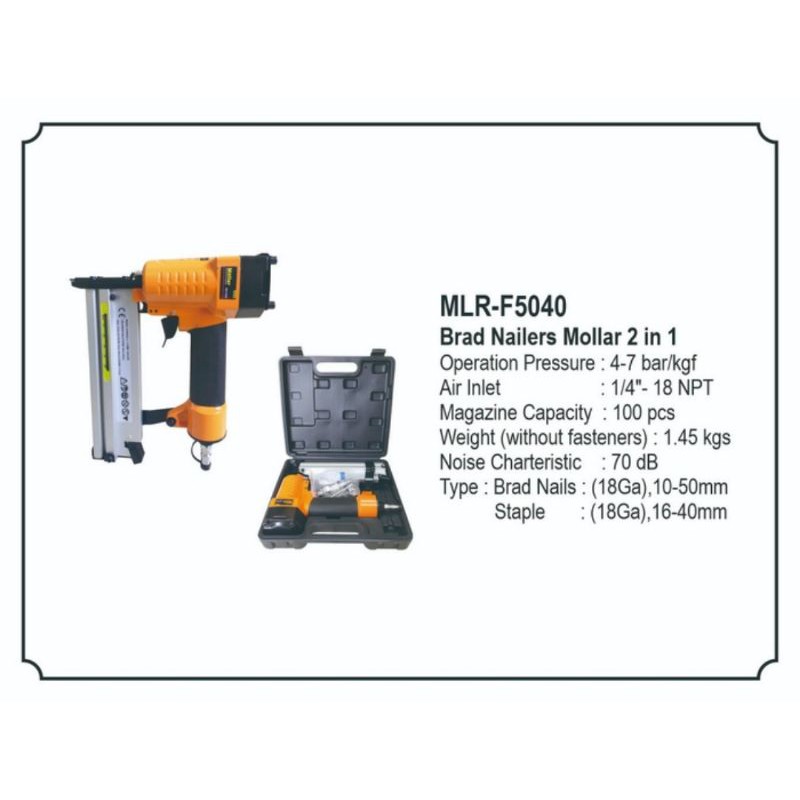Staples Gun Mollar F5040/ Air Nailer F50  - Paku Tembak Listrik- Nailer - Nailer Gun