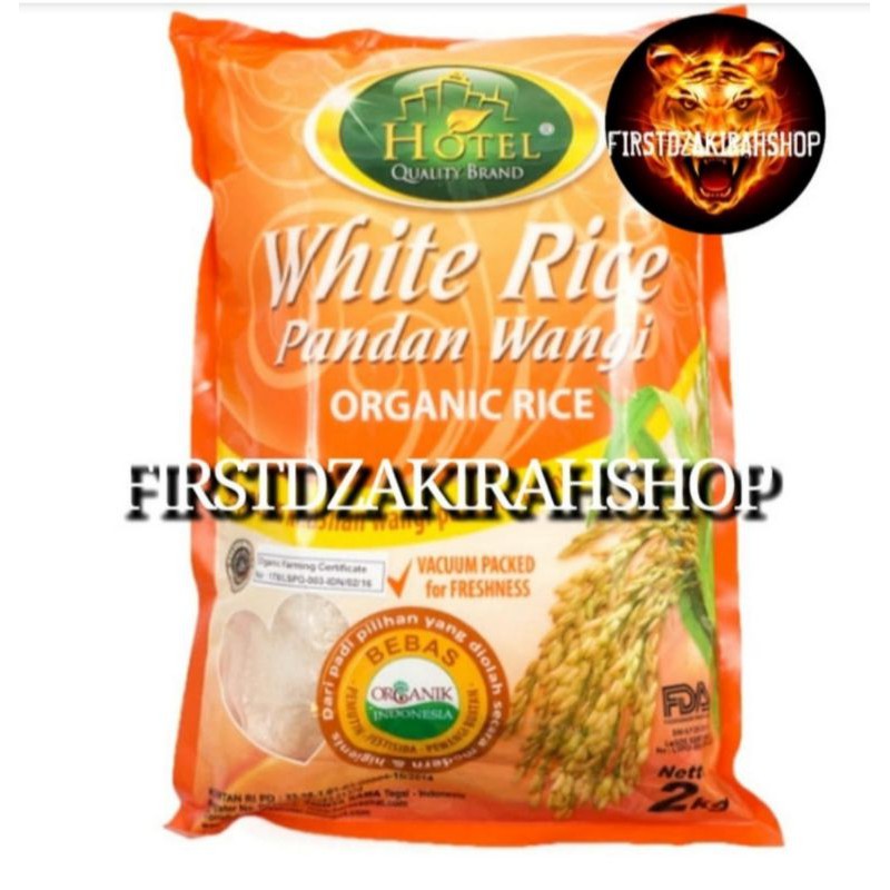 

Hotel white rice organic pandan wangi 2kg