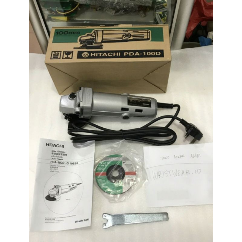 Mesin Gerinda Tangan 4 inch Hitachi PDA 100D / Angle Grinder 4" Hitachi PDA100D