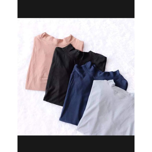 PROMO TERMURAH MANSET BADAN PREMIUM UNIKLO KAOS RAYON/ KAOS DALAMAN PREMIUM/ MANSET HIJAB TURTLENECK MANTAP JIWA