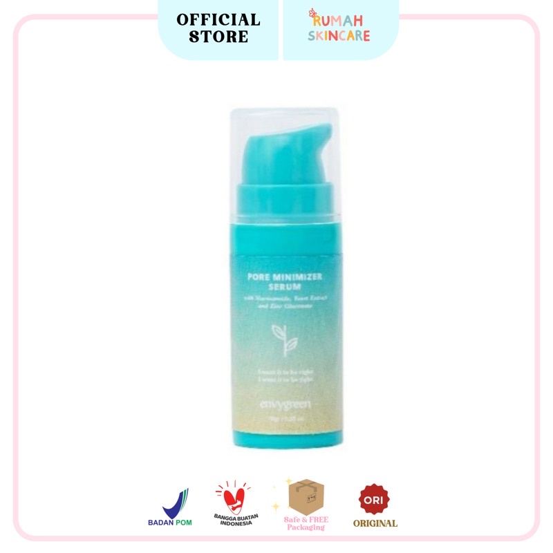 ENVYGREEN - Pore Minimizer Serum BPOM (5gr/10gr) Serum Pengecil Pori-pori Wajah