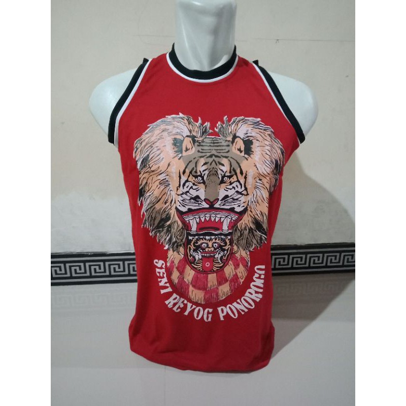 kaos singlet. singlet murah. singlet pembarong. singlet reog. singlet warok
