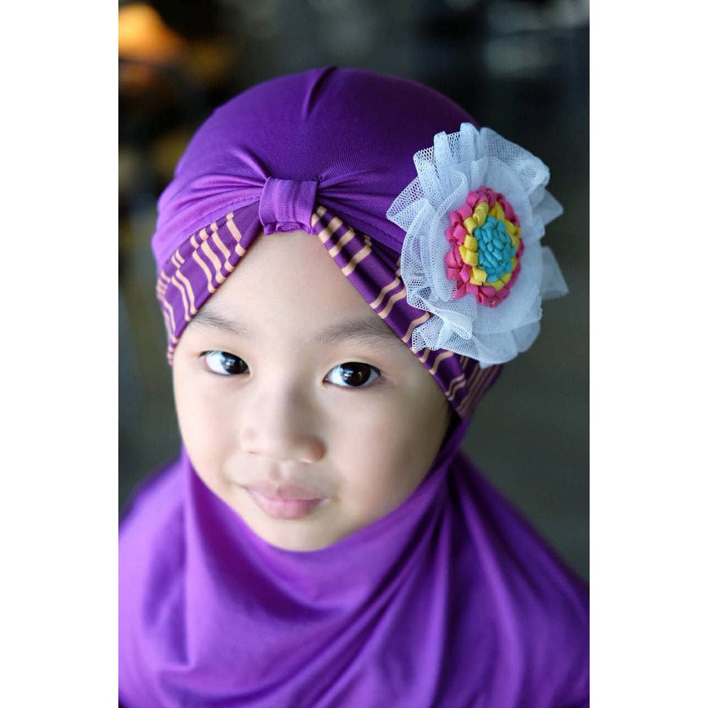 Hijab Instant Anak Cewek Pretty Floral