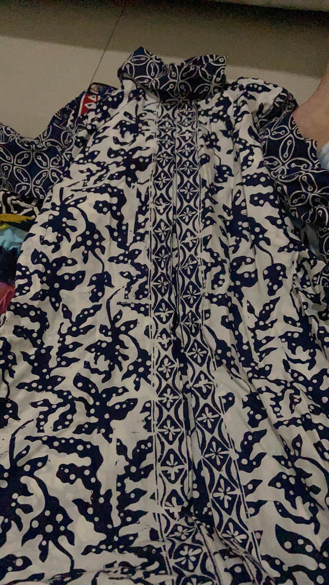 Tunik Batik Wanita Modern Cap Gipsi Batik Tunik Lapis Furing Trikot Dress Batik Terbaru