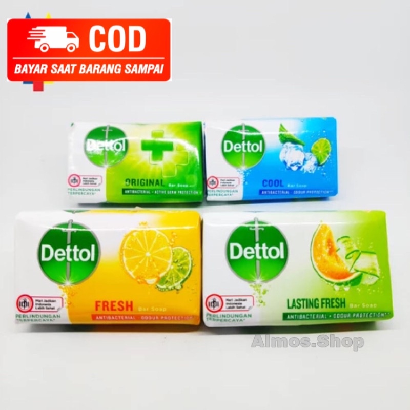 Sabun Dettol Kemasan 60gr dan 100gr