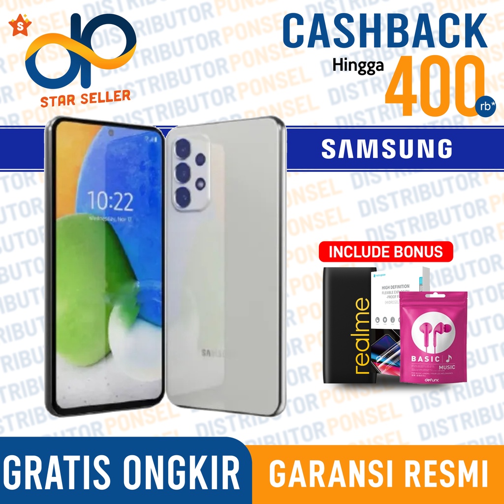 Samsung Galaxy A73 5G 8GB+256GB - 8GB+128GB Garansi Resmi Sein Samsung A73 8 GB 256 GB 8 GB 128 GB