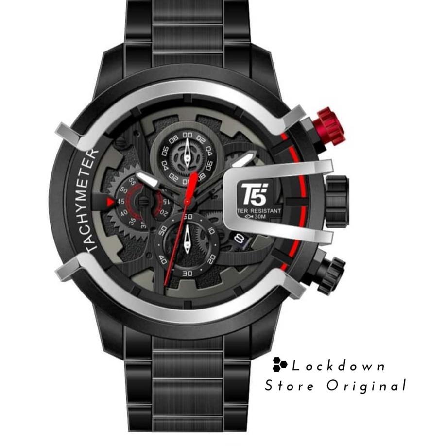 Recomended.. Jam Original T5 3883 Chronograph Bumper Design / JAM TANGAN PRIA ORIGINAL / JAM TANGAN 