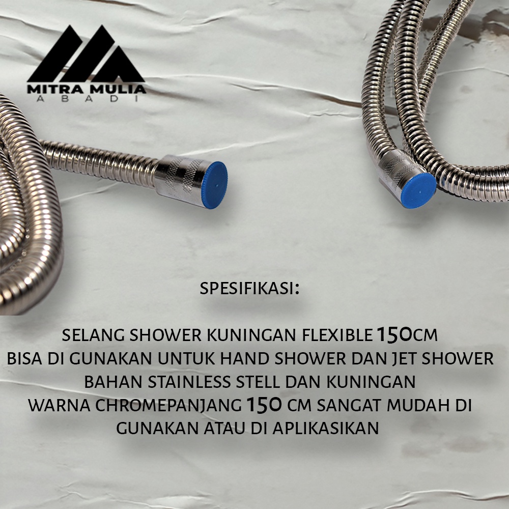 Selang Shower Kuningan Bidet Flexible Fleksibel Hand Shower Air Panas