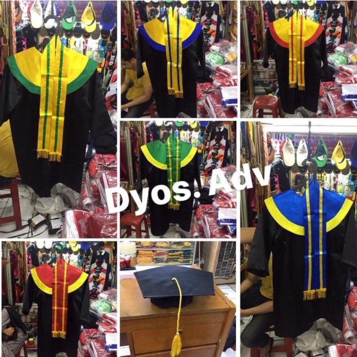 Crown Toga Wisuda Sd Toga Sd Baju Toga Untuk Anak-Anak Sd Bahan Satin