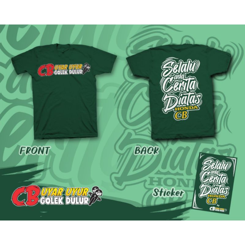 Kaos Honda CB Uyar Uyur Honda CB100 CB125 Honda GL Megapro Tiger Honda Racing