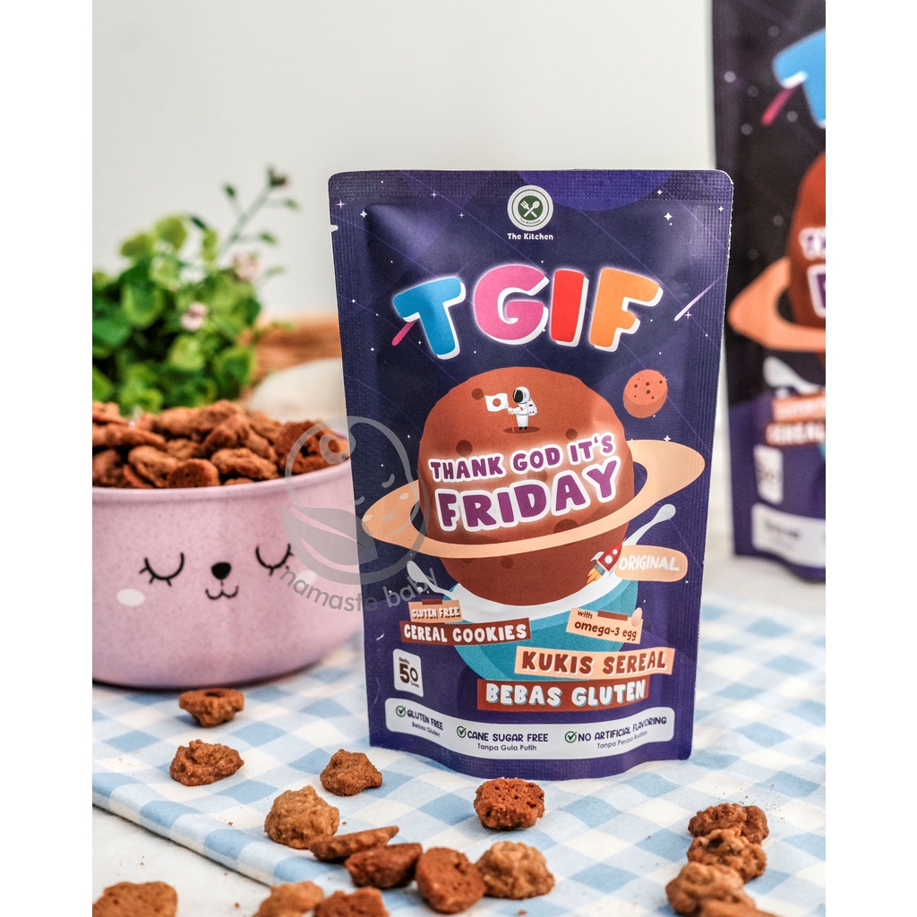

TGIF CEREAL COOKIES GLUTEN FREE - ORIGINAL 50GR