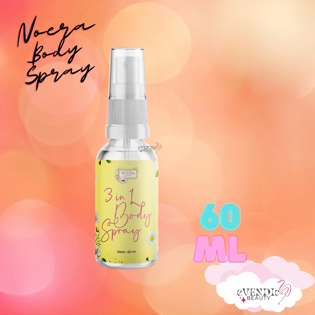 Noera 3 In 1 Body Spray - Natural Deo Spray Penghilang Bau Badan BPOM / deodorant [NOERA BODY SPRAY]