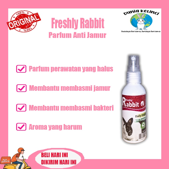 Parfum Kelinci Anti Jamur FRESHLY RABBIT ANTI FUNGAL