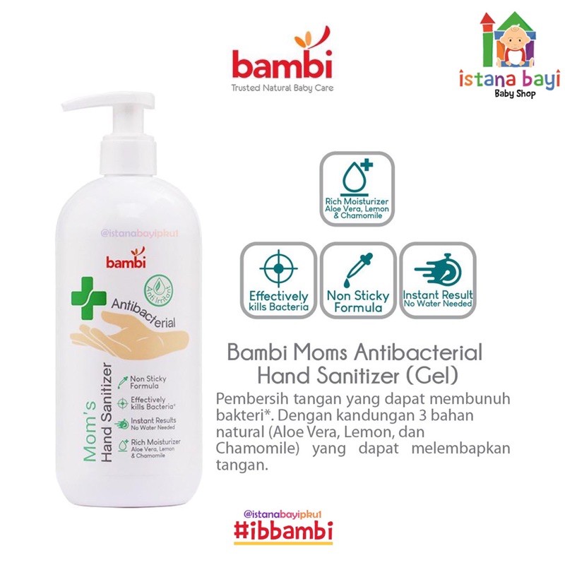 Bambi Mom's Antibacterial Hand Sanitizer (Gel) 500ml