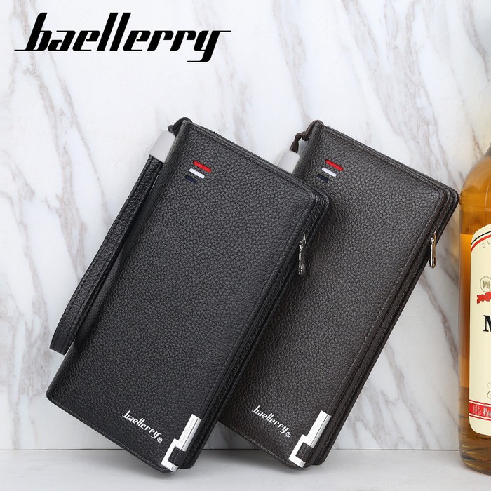 Dompet Lipat Panjang Tebal Kulit New Wallet Baellerry S1061