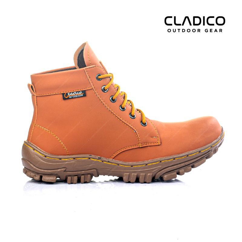 Cladico Try Sepatu Safety Boots Pria Original Kulit Sintetis Premium Sol Ringan Kuat